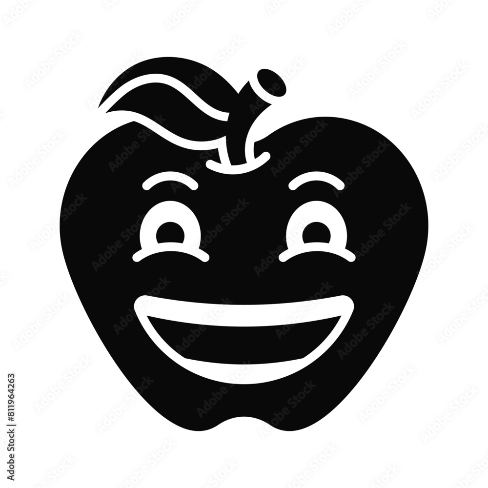 Enthusiastic emoji icon, happy face vector design Enthusiastic emoji icon, happy face vector design