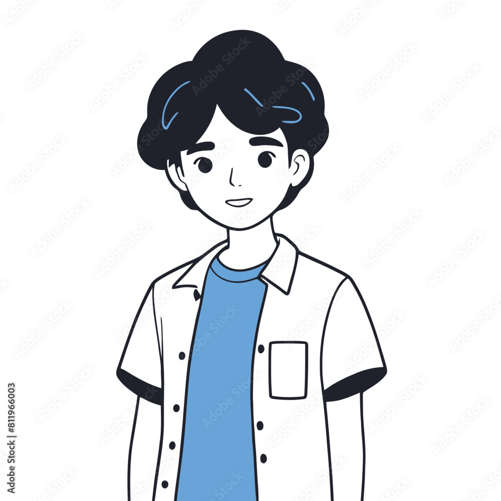 Cute Character for children's books vector illustration Cute Character for children's books vector illustration
