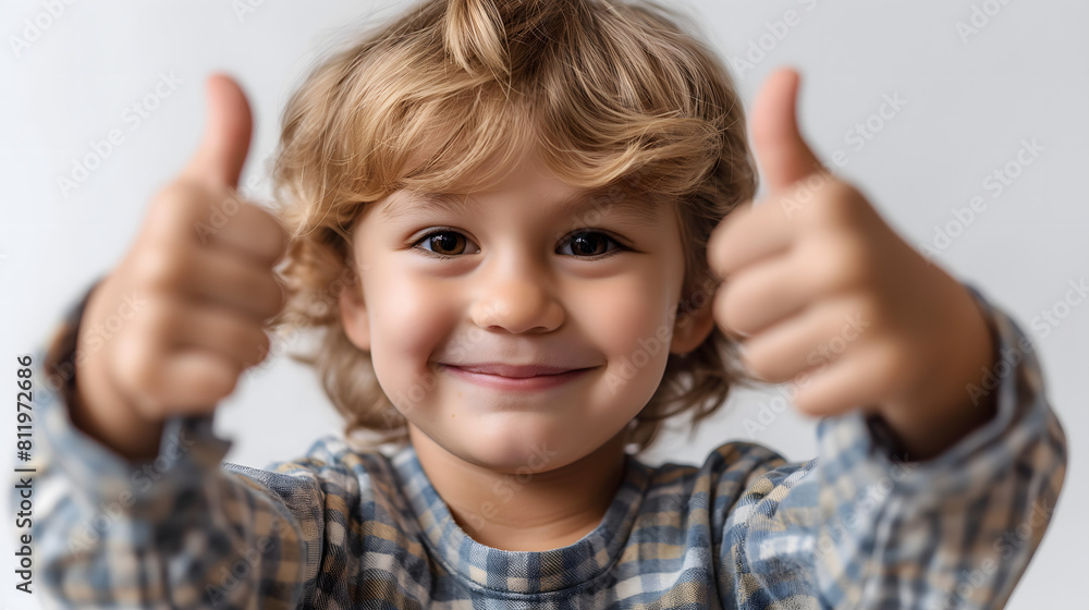A toddler giving a thumbs up isolated on transparent A toddler giving a thumbs up isolated on transparent