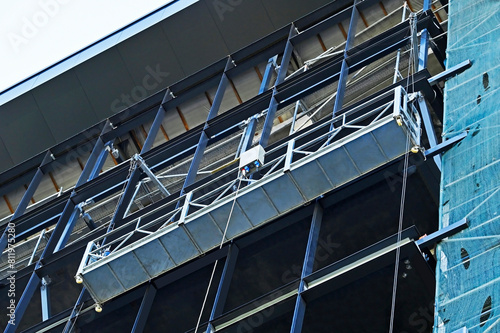 Suspended Platform (ZLP) on wall