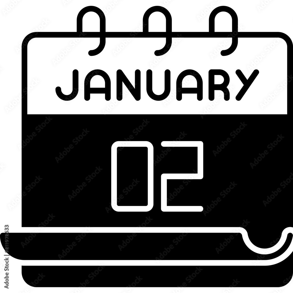 January 2 Icon