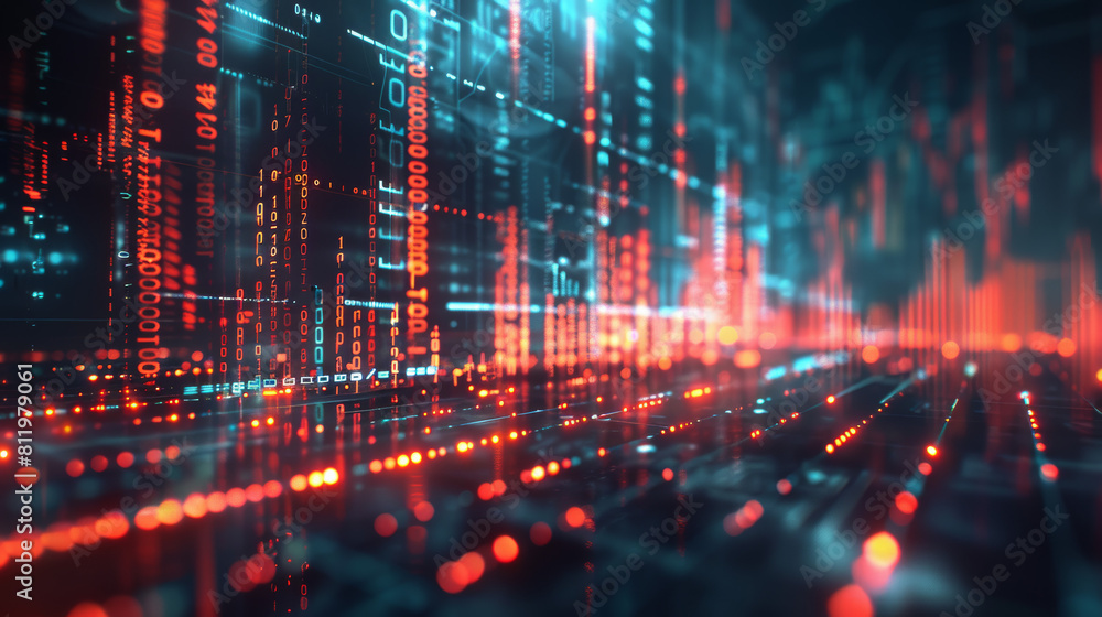 Utilizing advanced imagery of economic statistics via holographic screens offer key information on upward financial movements, catering to tech-minded investment companies. Utilizing advanced imagery of economic statistics via holographic screens offer key information on upward financial movements, catering to tech-minded investment companies.