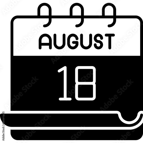 August 18 Icon