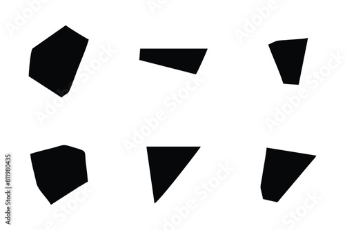 Free Download Abstract Shape Set Abstract Black Shapes Liquid Shape Elements Random Outline Fluid Shapes. - GFXLoad