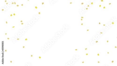 金色の紙吹雪が舞うモーションアニメーション動画背景素材 photo
