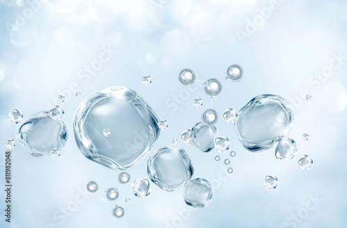 bubble and molecule
