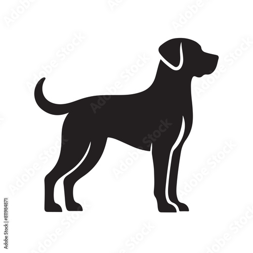 isolated black silhouette of a dog collection  Set of dog silhouette vector. Dogs and puppies in different breed  corgi  golden retriever  poses  sitting  standing  jump