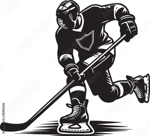 Hockey Player Silhouettes