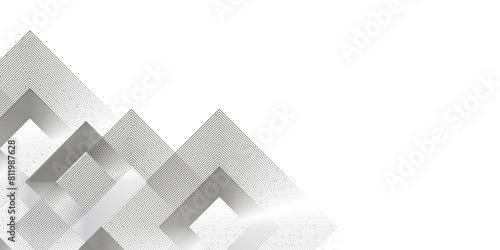 Vector Abstract Elegant white and grey Background. Abstract white Pattern. Squares Texture  Abstract white Pattern. triangle Texture