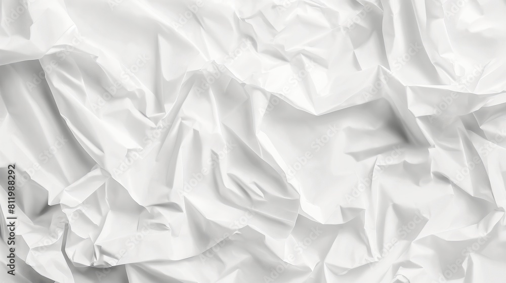 White Paper Texture background overlay effect on transparent. Crumpled translucent white paper abstract shape background with space for text. White Paper Texture background overlay effect on transparent. Crumpled translucent white paper abstract shape background with space for text.