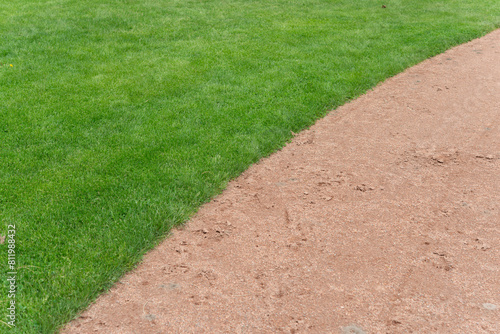 where the infield meets the outfield