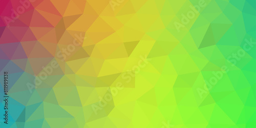 Dark colorful vector blurry triangle template. Colorful Origami style with gradient. Stylish geometric mesh elements for contemporary decor and trendy prints. Complex geometric shapes 