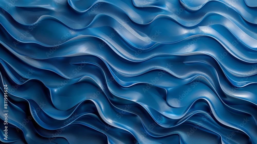 Obraz premium Ocean Wave Pattern Background for Presentation Generative AI