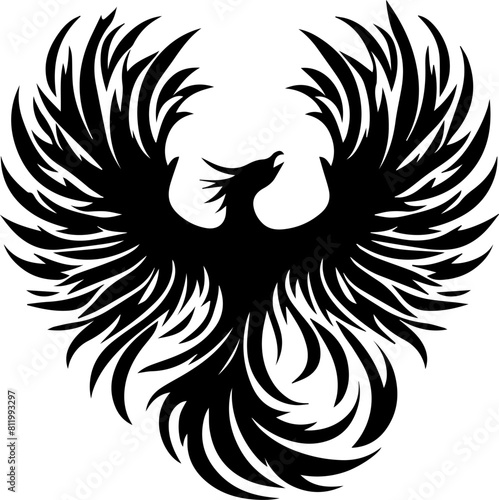 flying, hawk, plumage, rising, falcon, heraldry, hot, pheonix, burn, tail, label, tribal, burning, orange, luxury, feathering, wing, animal, silhouette, bird, fly, abstract, isolated, symbol, eagle, t