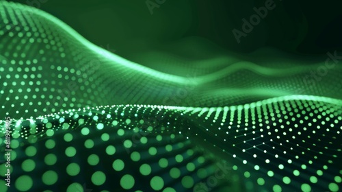 Stylish Green Background for Presentations Generative AI