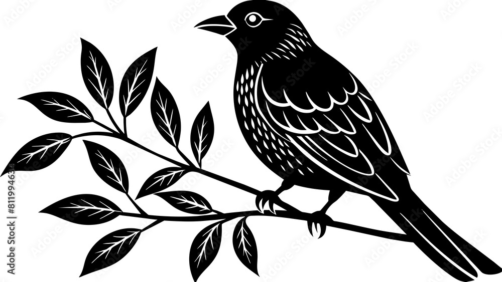 Bird sitting on a tree Bird sitting on a tree