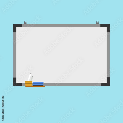 Flat illustration whiteboard