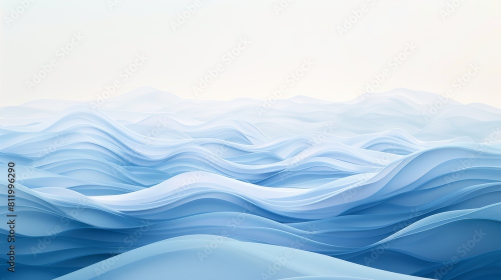 Soothing Ocean Waves Background for Presentations Generative AI Soothing Ocean Waves Background for Presentations Generative AI