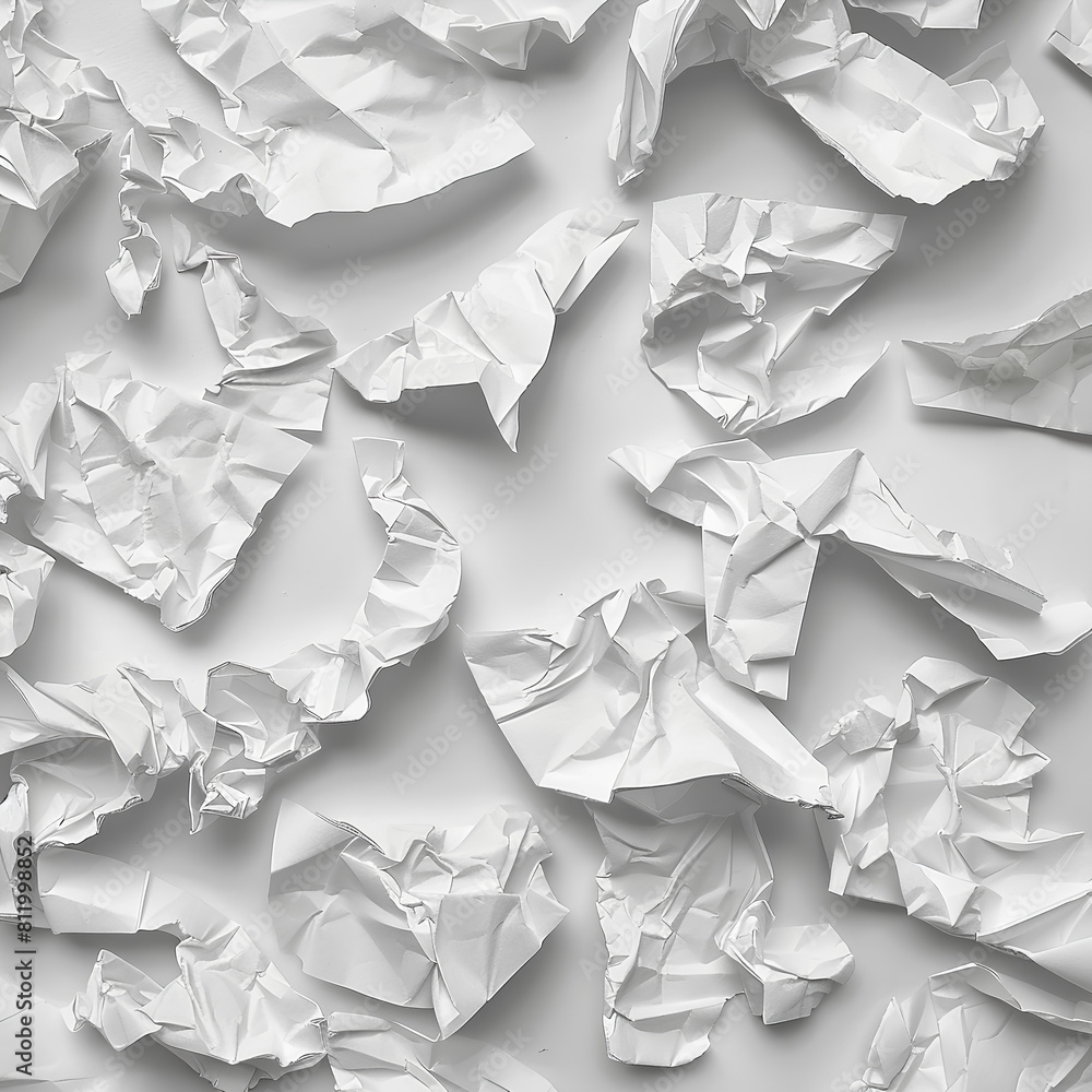 white crumpled paper white crumpled paper