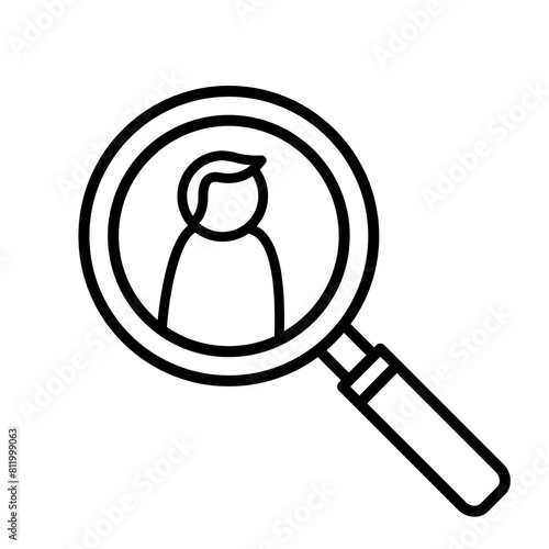 best job candidate, Talent Acquisition  - vector icon
