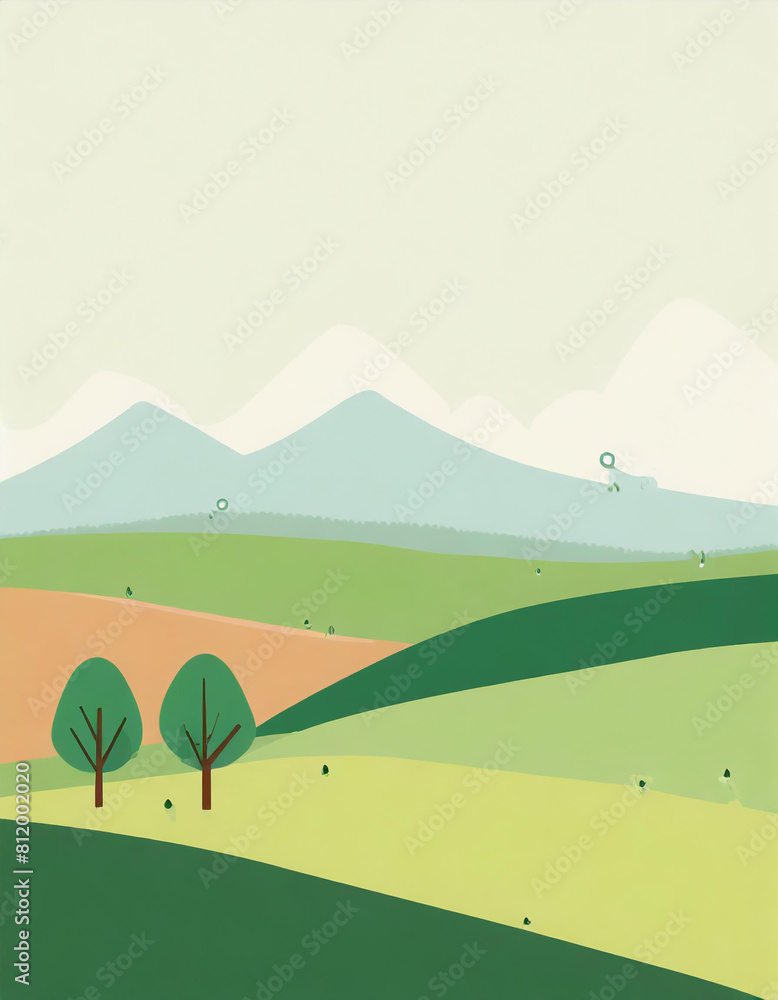 Obraz premium 백그라운드 플랫23