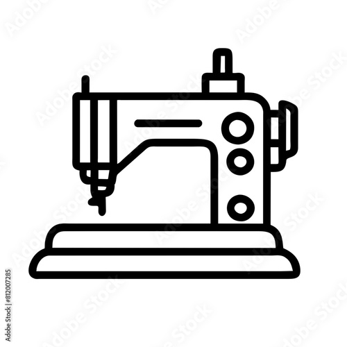 Pictogram icon vector of a sewing machine