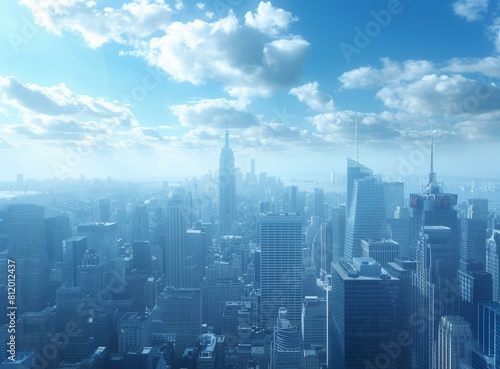 Wallpaper Mural New York City skyline with the Empire State Building Torontodigital.ca