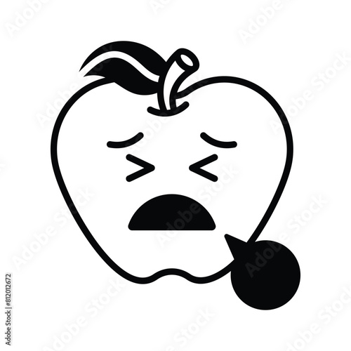 Unique and premium vector of tired emoji, editable icon