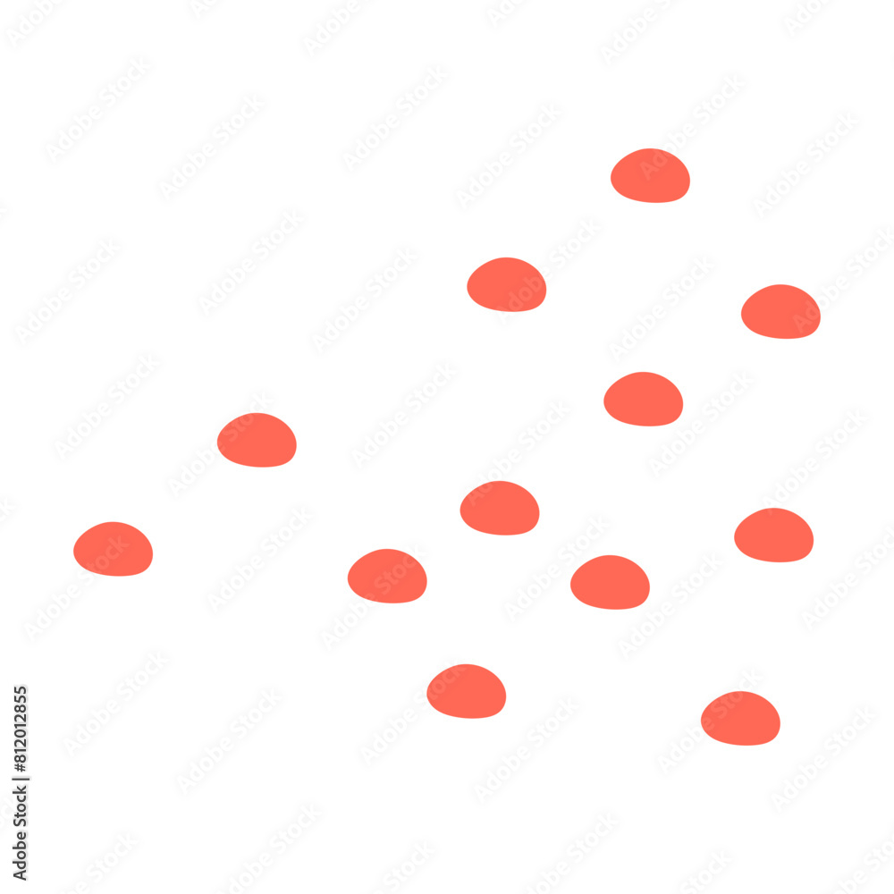 Abstract Dotted Organic Shape Abstract Dotted Organic Shape