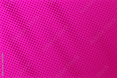 Dotted halftone pattern on magenta background. Abstract retro pop art texture for presentation, wallpaper, flyer, banner, poster, banner, brochure and more. photo