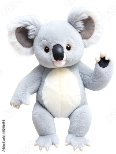 koala plush doll stuffed toy isolated transparent background png .png
