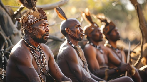 bushmen in africa  photo