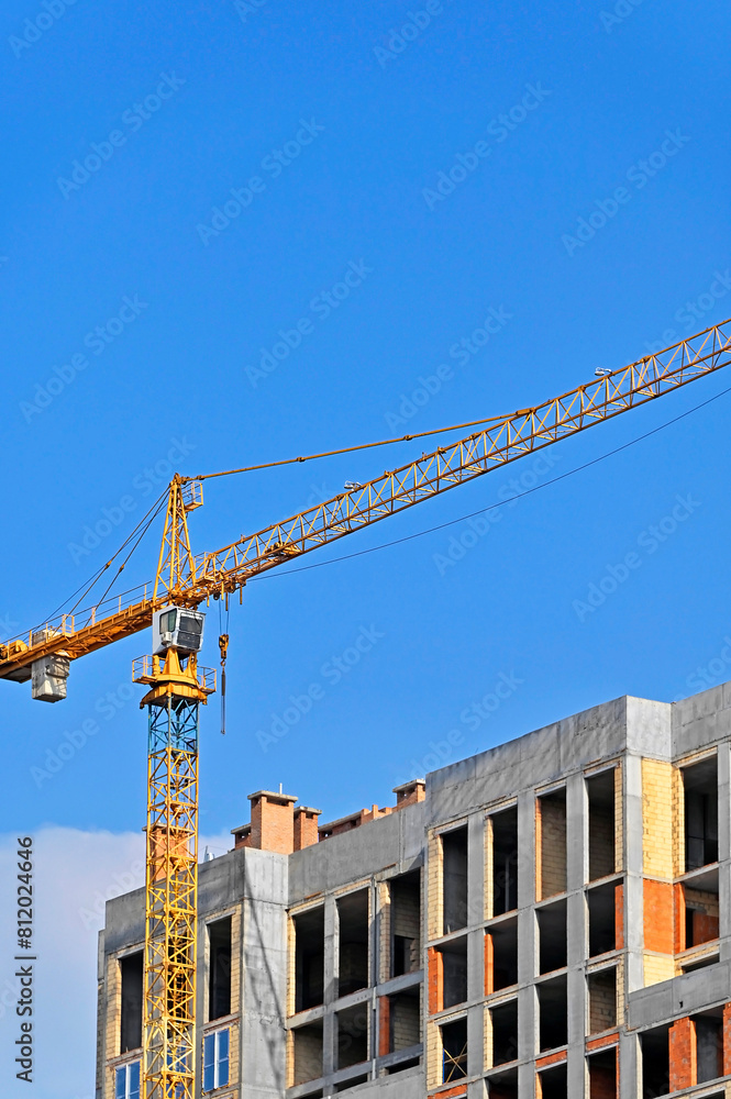 Construction site with crane Construction site with crane