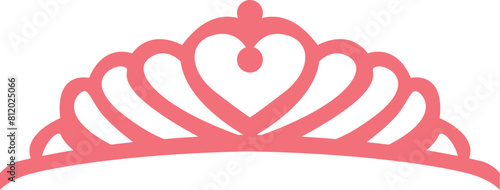 Tiara Crown Cut File, SVG file for Cricut and Silhouette , EPS , Vector, JPEG , Logo , T Shirt
