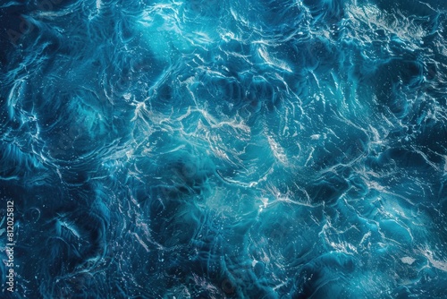 A close up view of a body of water with waves. Suitable for nature and relaxation concepts