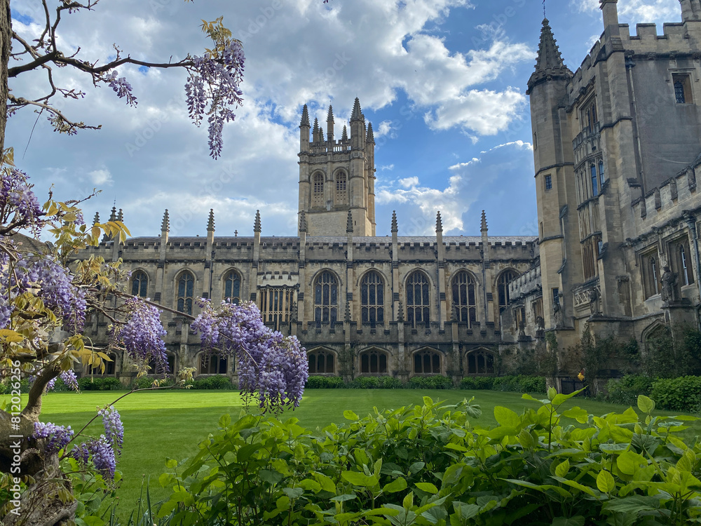 Obraz premium Magdalen College, University of Oxford, Oxfordshire, UK