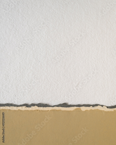 abstract paper landscape in vertical format - collection of handmade textured art and watercolor papers
