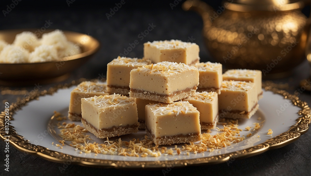 barfi with new style to serve barfi with new style to serve