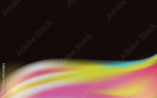 abstract light blur colorful on black background