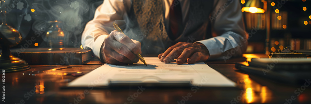 Photo realistic image of a legal team handling trademark registration for a new product line   A concept in the Photo Stock industry