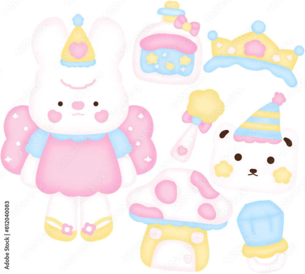 baby child toys princess rabbit