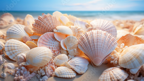 Seashell Collection, Soft focus, Macro shots, Stillness, Shoreline