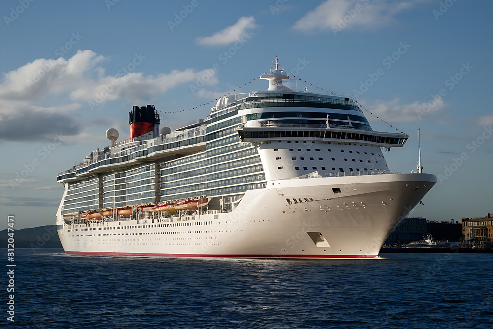 cruise ship in port