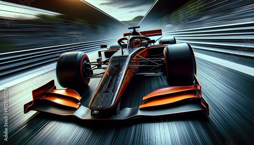 Aesthetic of Speed: Dynamic Movement of a Racing Car Captured