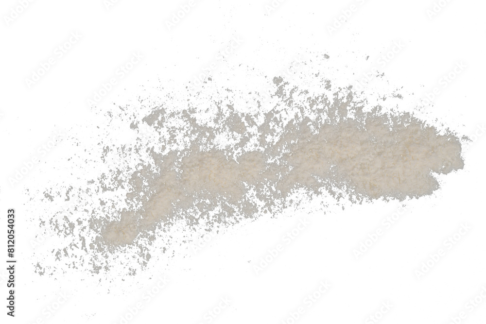 Spreading out of face powder isolated transparent Spreading out of face powder isolated transparent