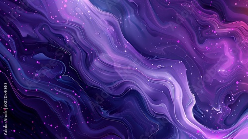 Dynamic Purple Abstract Flow Design 