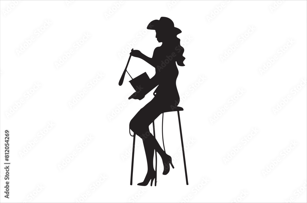 Artist silhouette Vector Set, Artist Silhouette Illustration collection. Artist silhouette Vector Set, Artist Silhouette Illustration collection.