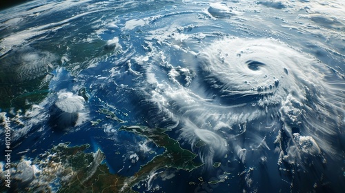 地球規模の超巨大台風