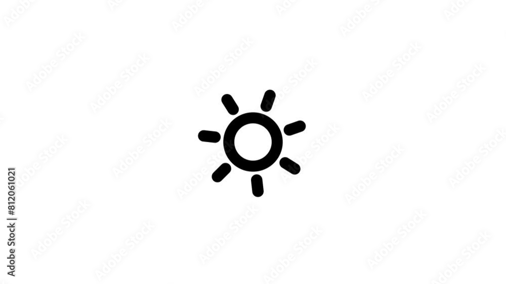 Sun icon, simple design, Summer sun, summer sun, simple logotype animation, Sun icon, simple design, Summer sun, summer sun, simple logotype animation,