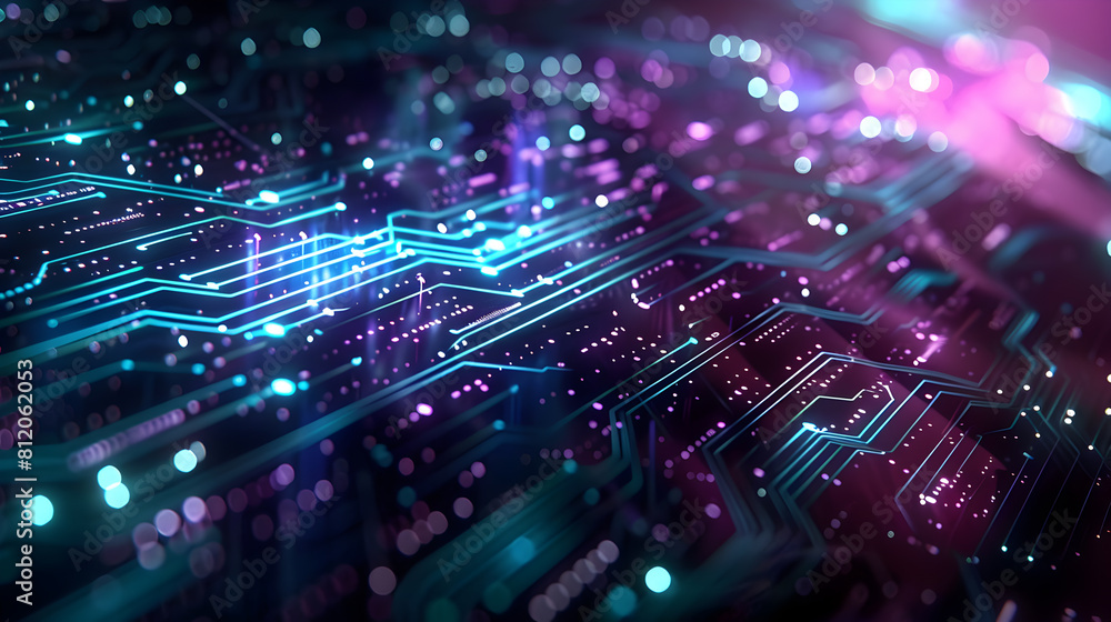 Obraz premium digital background for tech